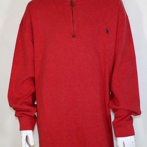 New Polo Ralph Lauren Men's Red Sweatshirt 4XLT