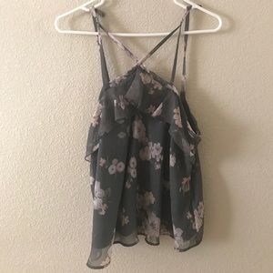 Floral Hollister Top (M)