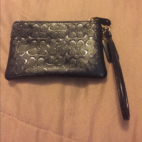 Coach Wristlet (black) - Picture 2 of 3