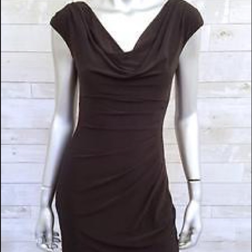 Ralph Lauren black Stretch Work or cocktail LBD