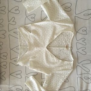 Hollister lace crop top.