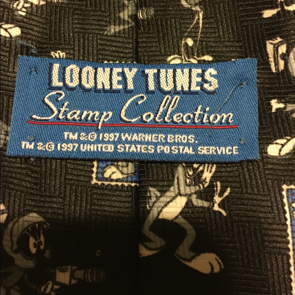 🔥LOONEY TUNES🔥STAMP COLLECTION MENS NECKTIE - Picture 3 of 3