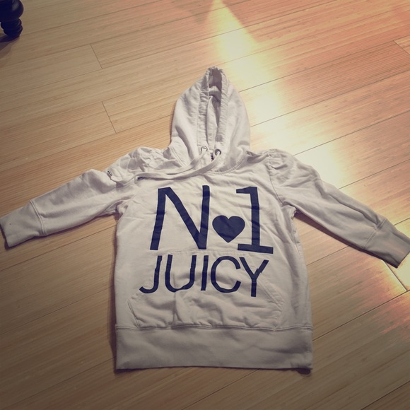🏷 Juicy Couture 3/4 sleeve hoodie - Picture 1 of 3