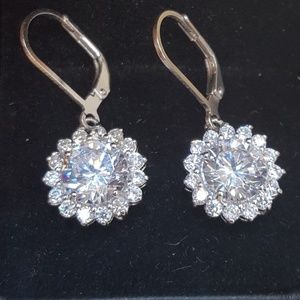 Diamond round Earrings