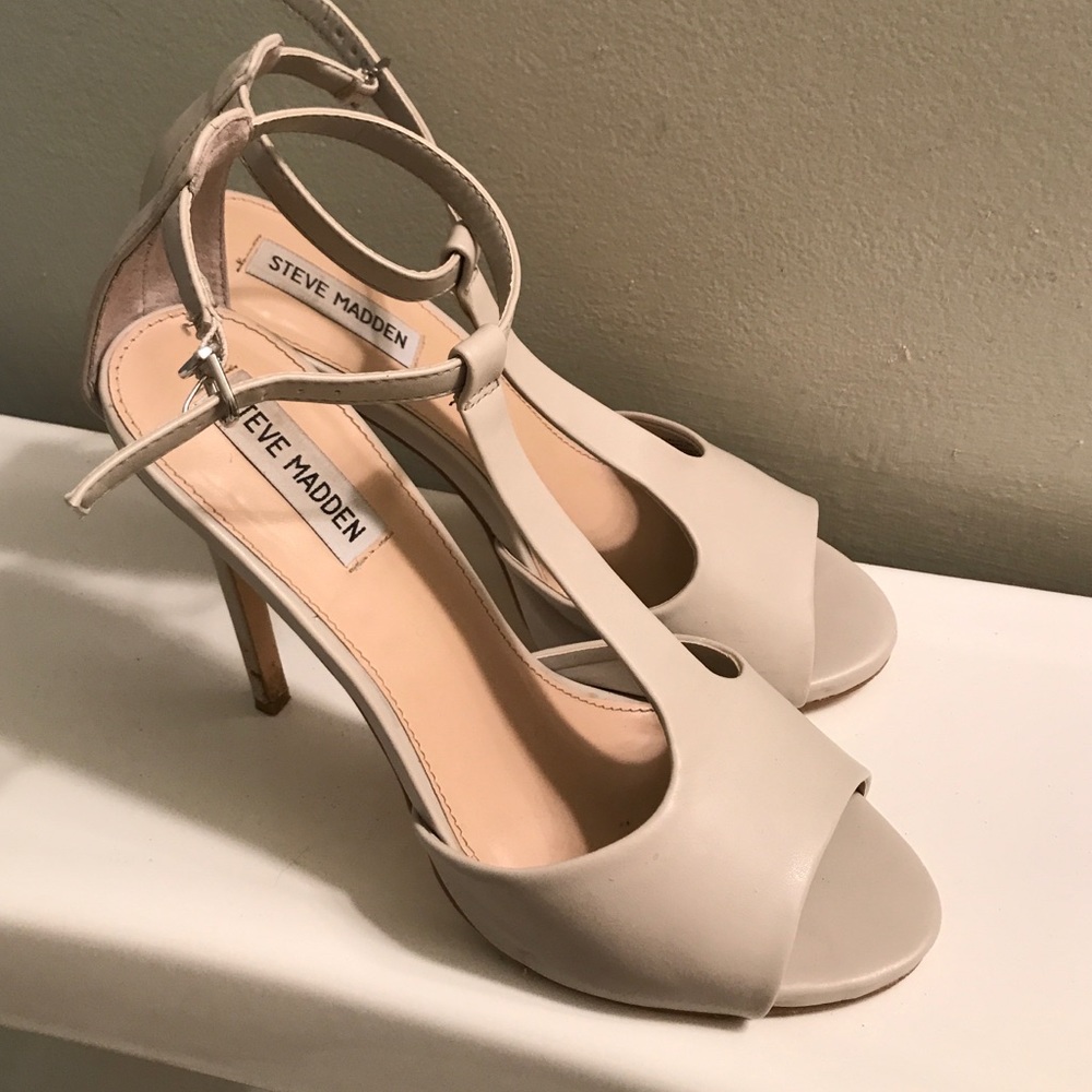 Womens T-strap Steve Madden heels