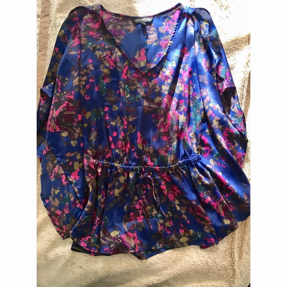 Silk Floral Blouse