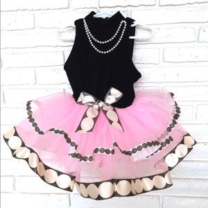 Audrey Hepburn Costume Velvet pink Tutu 12/18 mo