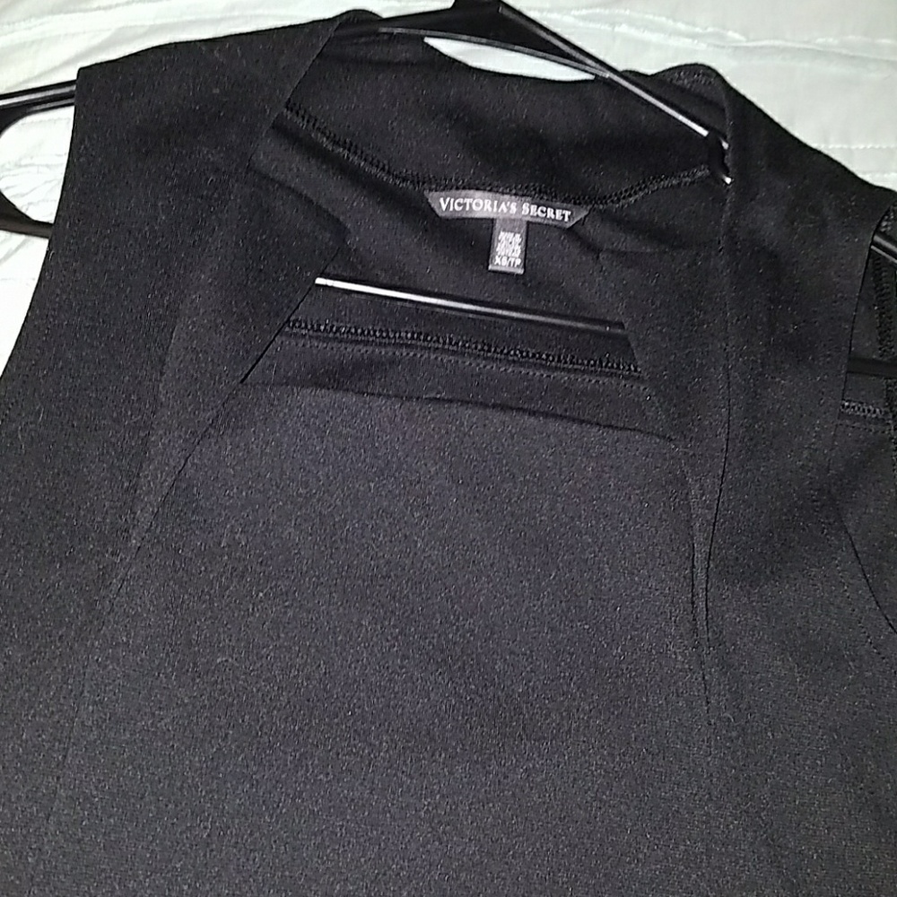 Victoria's Secret unique collar black XS tank