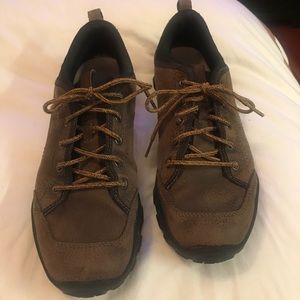 Merrell Leather Sight Brown Hiking Shoes Size 12 -