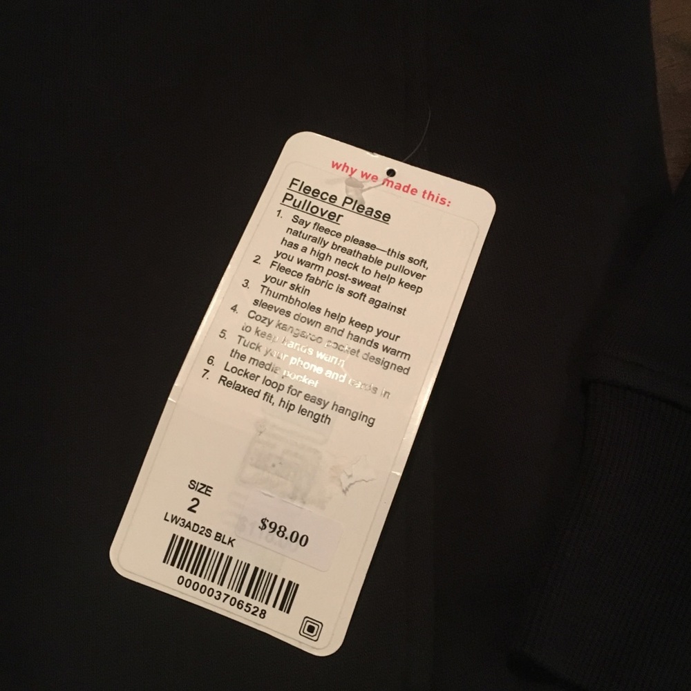 Lululemon Fleece Please Pullover, Size 2, NWT - Picture 2 of 5