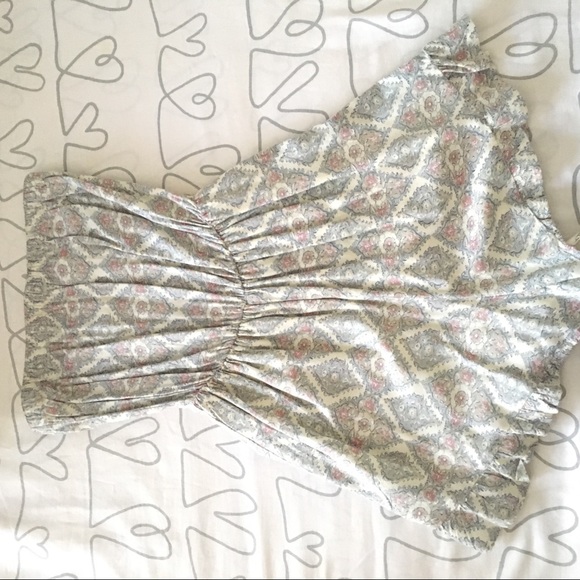 A&F pastel floral romper. - Picture 1 of 3