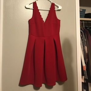 Red dress