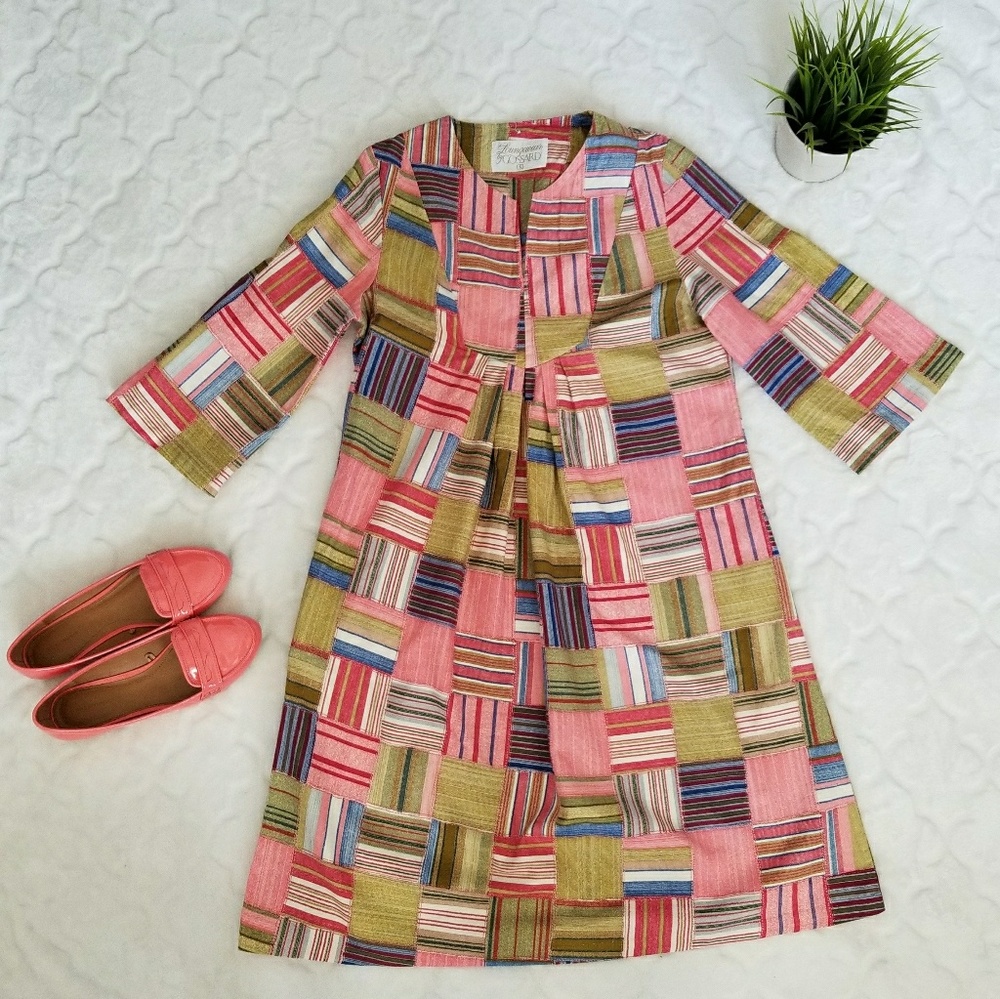 Loungewear by Gossard Pink Green Plaid Vintage