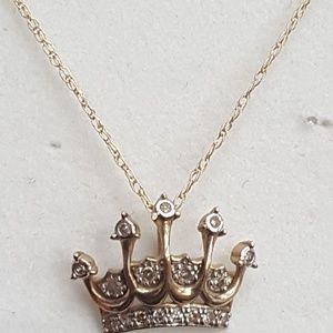 Crown Pendant for Queens Gold & Diamonds