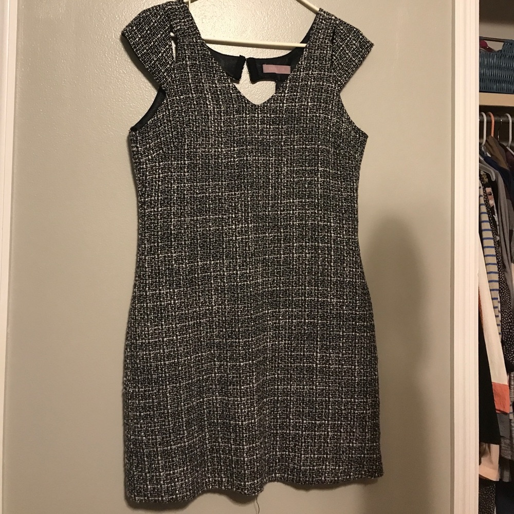 Black and white dress