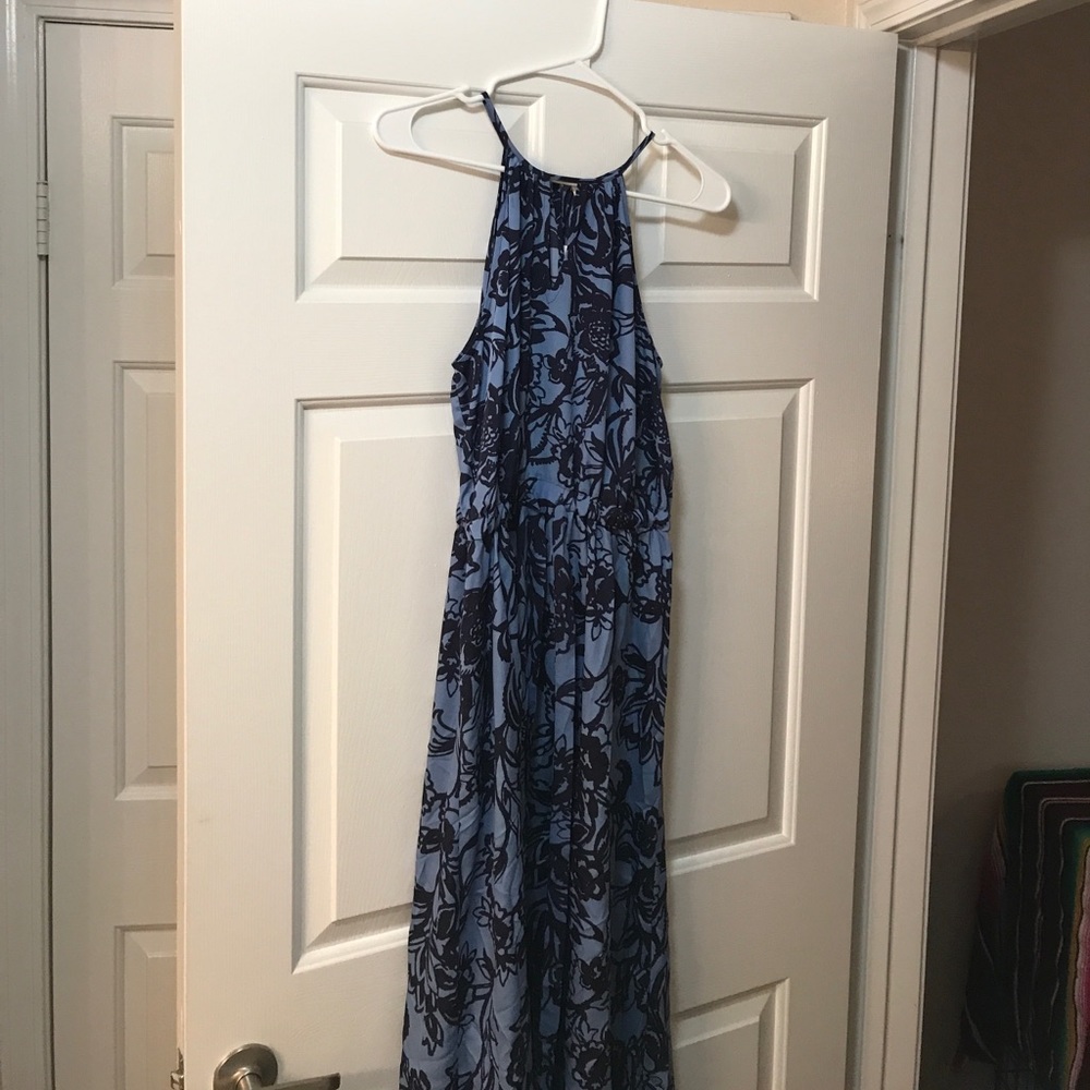 Blue Floral Dress