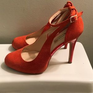 Womens orange heels