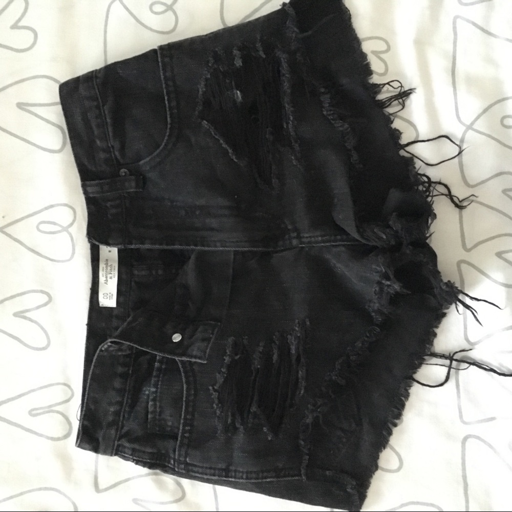 A&F high waisted shorts.