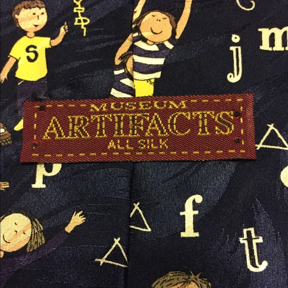 🔥MUSEUM ARTIFACT🔥MENS CHILDREN PATTERN NECKTIE - Picture 3 of 3