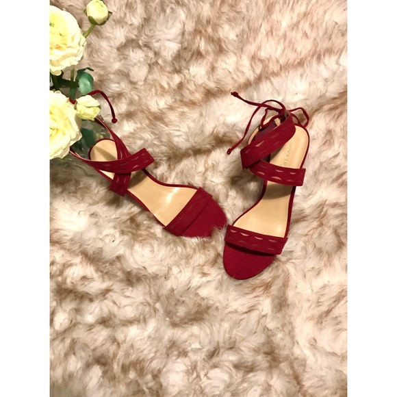 SALE 🍒 MARC FISHER BURGUNDY WEDGES🍒 - Picture 2 of 4