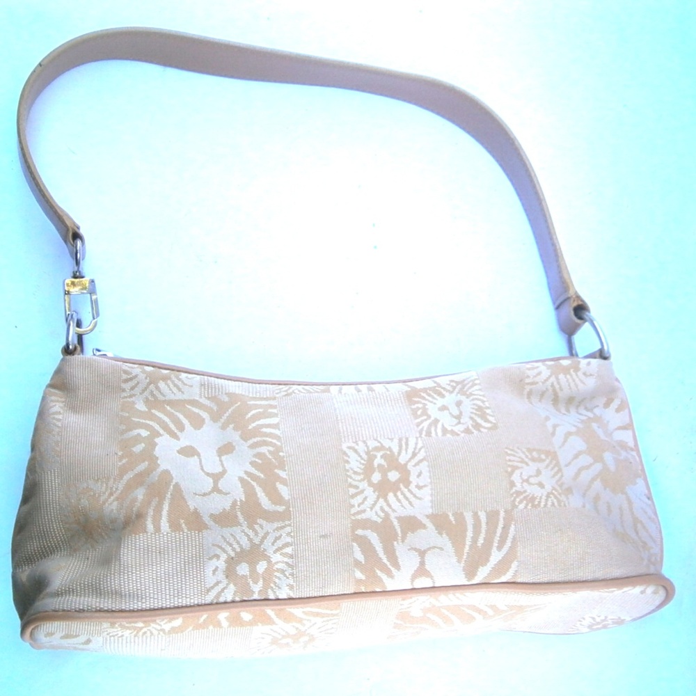 Anne Klein Designer Fabric Shoulder Pouch Bag