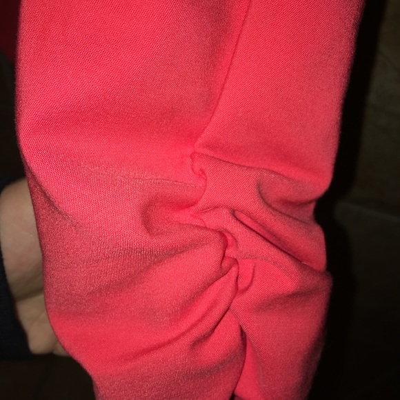 Amanda + Chelsea 3/4 sleeve blazer- red/orange - Picture 3 of 3