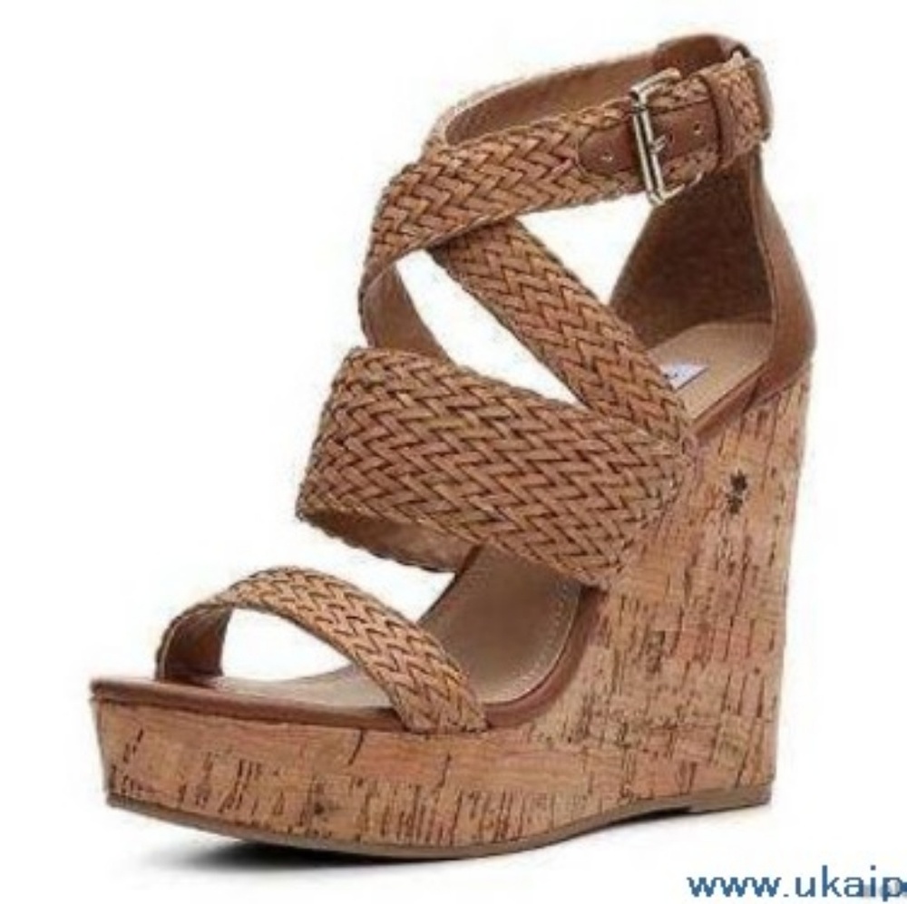 STEVE MADDEN Slippie wedge (tan)