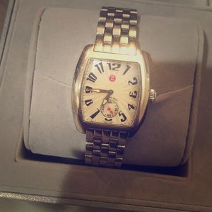 Beautiful Michele Silver Watch!