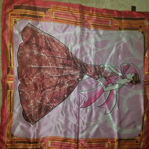 Carlos Marrero silk scarf breast cancer awareness