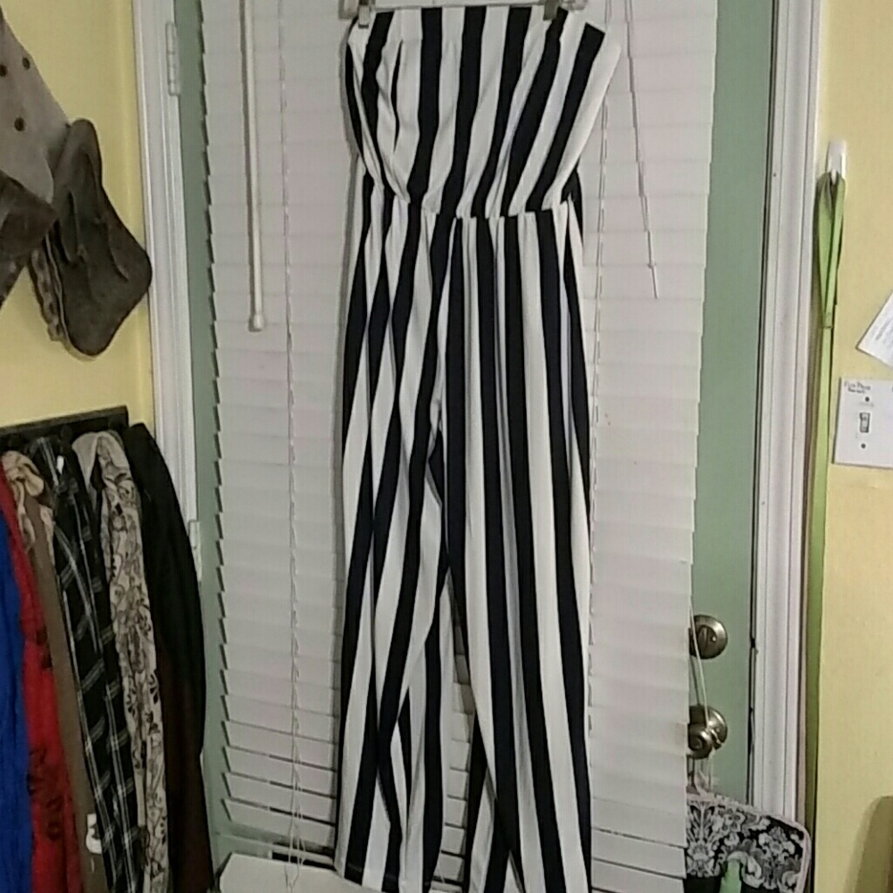 Strapless jumpsuit