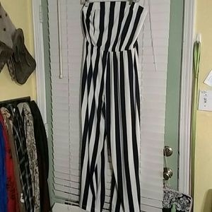 Strapless jumpsuit