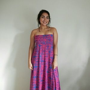 Lularoe Maxi Skirt/ Strapless Dress