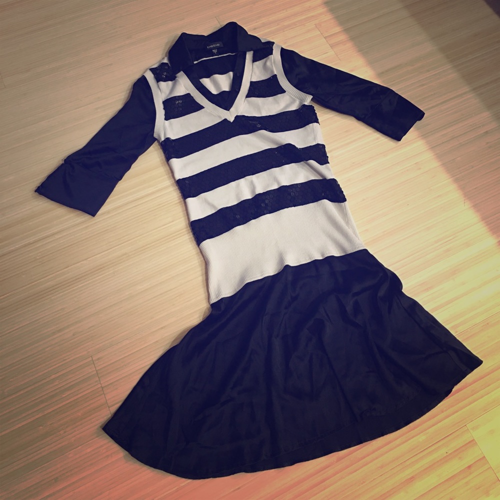 🏷 Bebe 3/4 sleeve dress