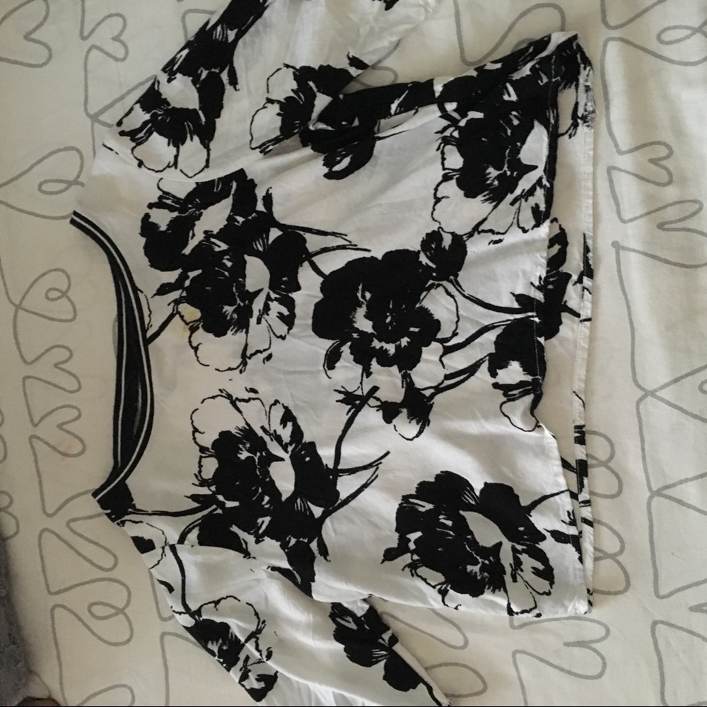 A&F floral crop top.