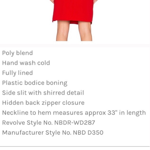 NWT NBD Bodycon dress, size medium. - Picture 3 of 3