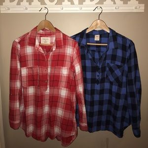 Plaid tunic bundle