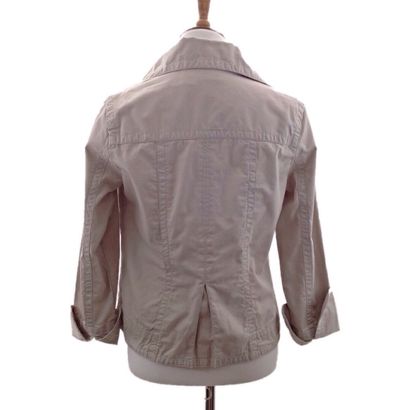 CHICO's Cotton Khaki Jacket - Picture 3 of 6