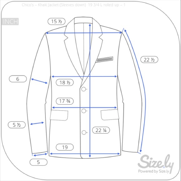 CHICO's Cotton Khaki Jacket - Picture 6 of 6