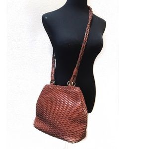 Vintage Bags - Cute braided leather vintage cross body bag Vintage Bags - Cute braided leather vintage cross body bag