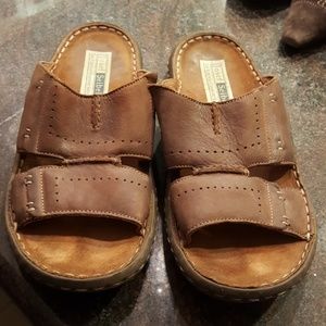 Mens leather sandels