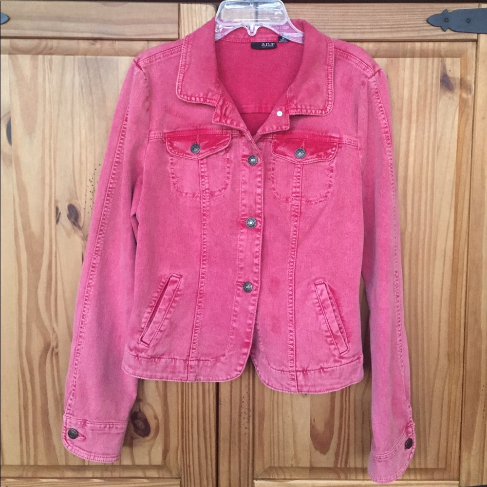 Cute distressed jean jacket