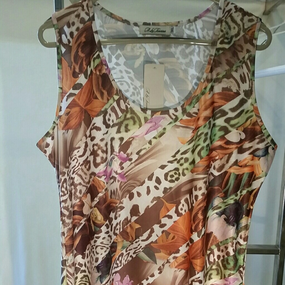 A LA Tzarina animal print dress