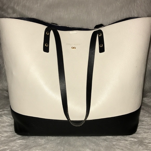 Cole Haan Palermo black and white neverful bag - Picture 3 of 8