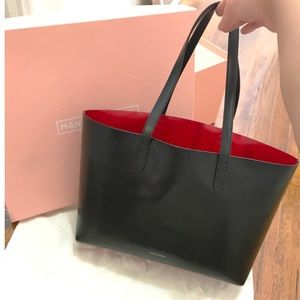 Mansur Gavriel Black Flamma Small Tote