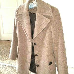 Calvin Klein soft wool pea coat size S.