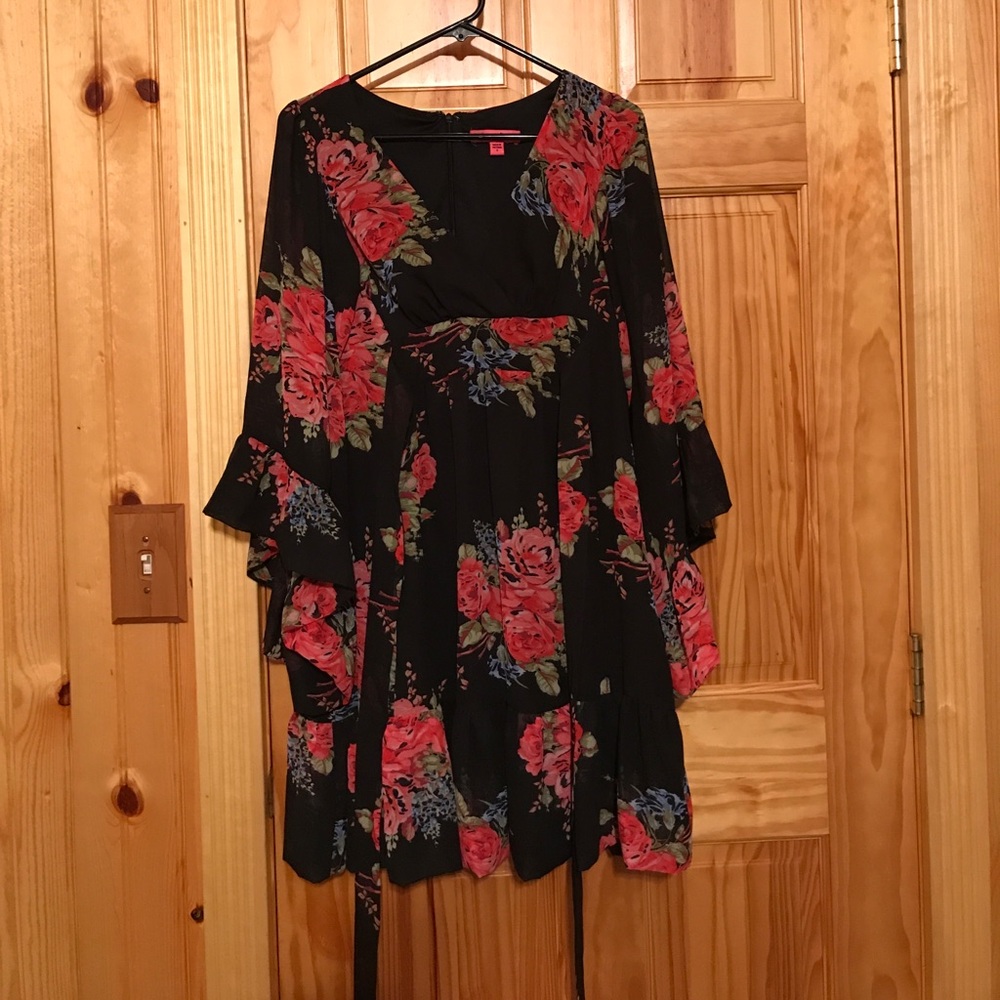Betsy Johnson Dress Pink Rose