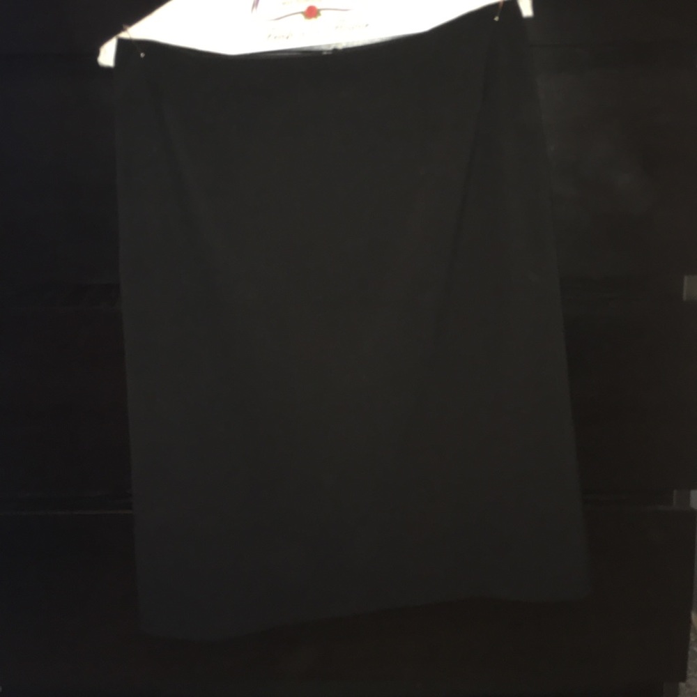 Black pencil skirt