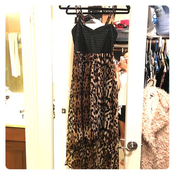 LF Cheetah Dress - Picture 1 of 4