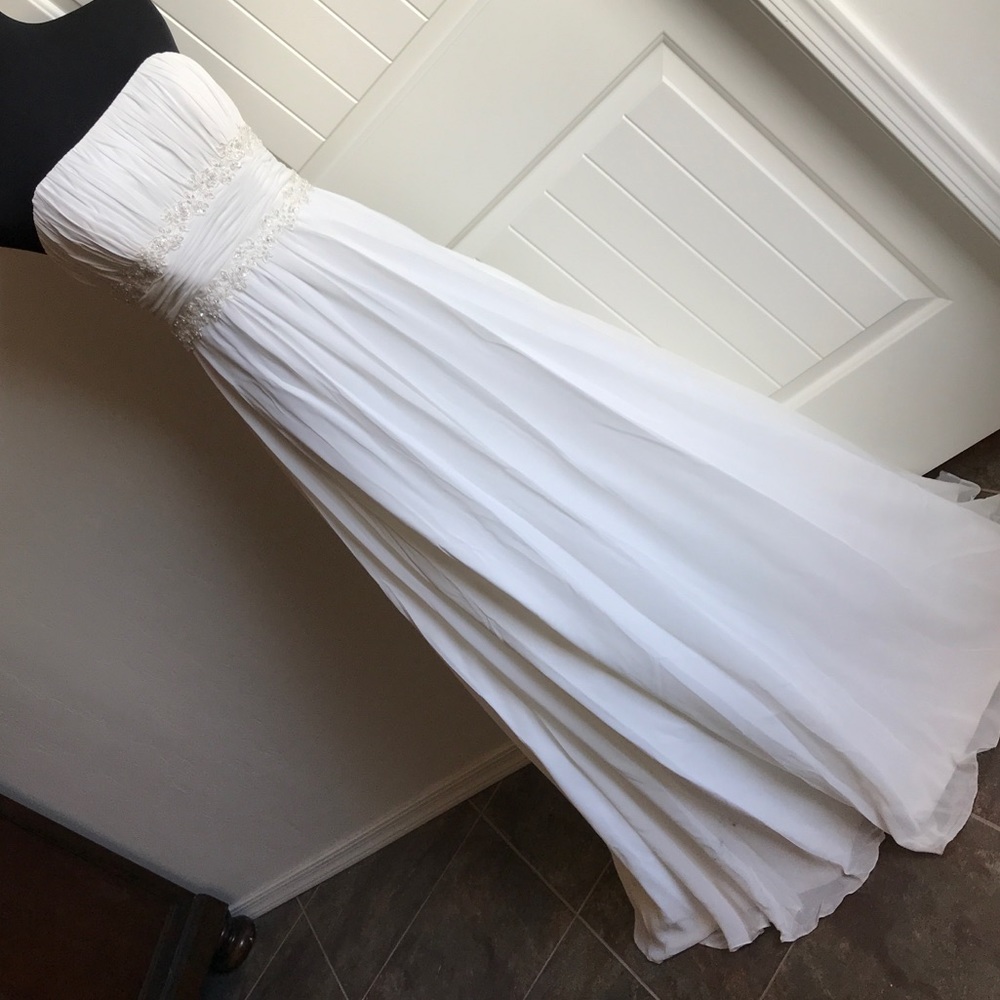 David's Bridal Ivory Wedding Dress Gown NTV9743