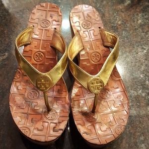 They Burch Wedge Sandals